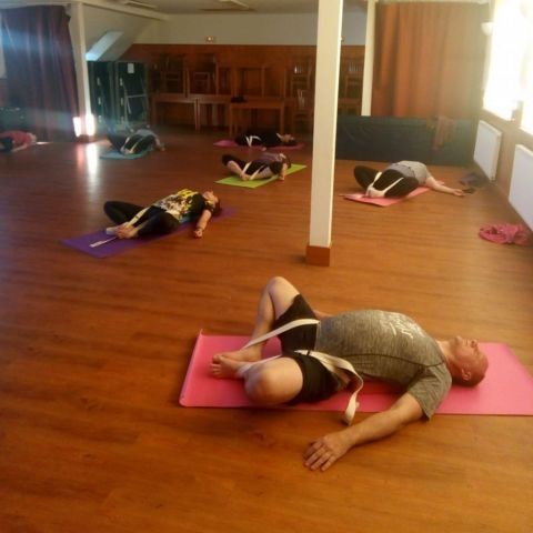 Supta baddha konasana